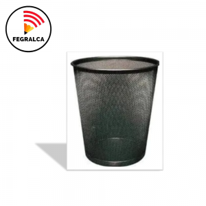 PAPELERA MEDIANA MALLA DE METÁLICA