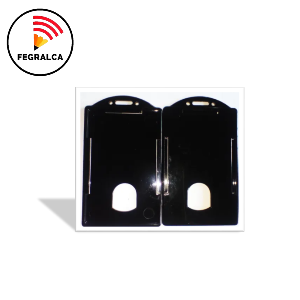 PORTA CARNET VERTICAL NEGRO