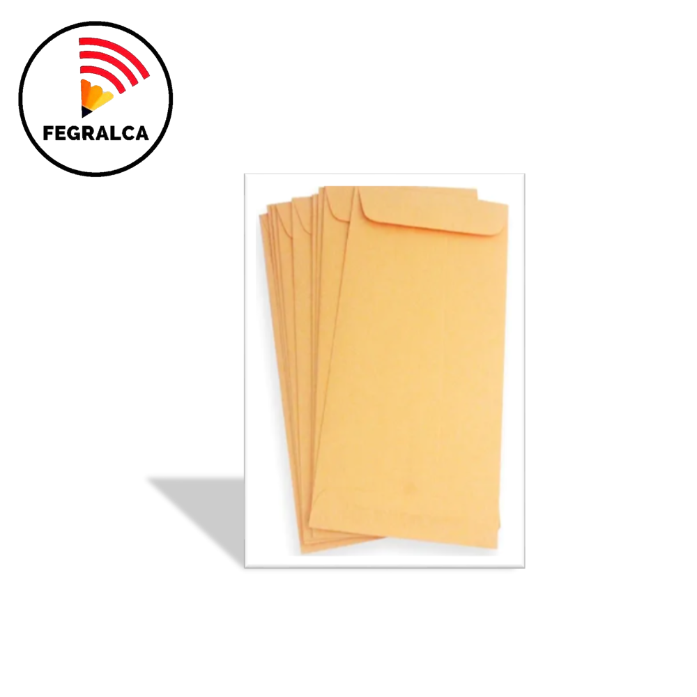 SOBRES MANILA DE PAGO COLOR AMARILLO
