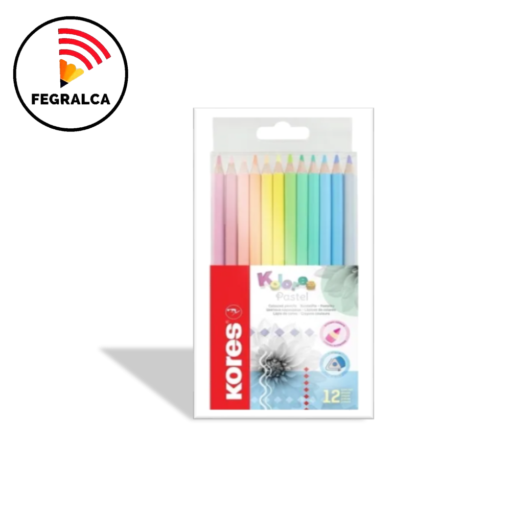 CREYONES PASTEL 12 UNIDADES