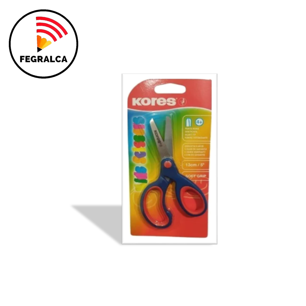 TIJERA ESCOLAR KORES PUNTA ROMA