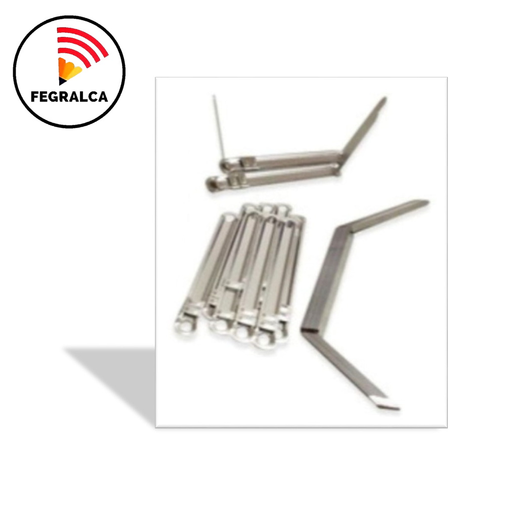 GANCHOS PARA CARPETAS 7 CM