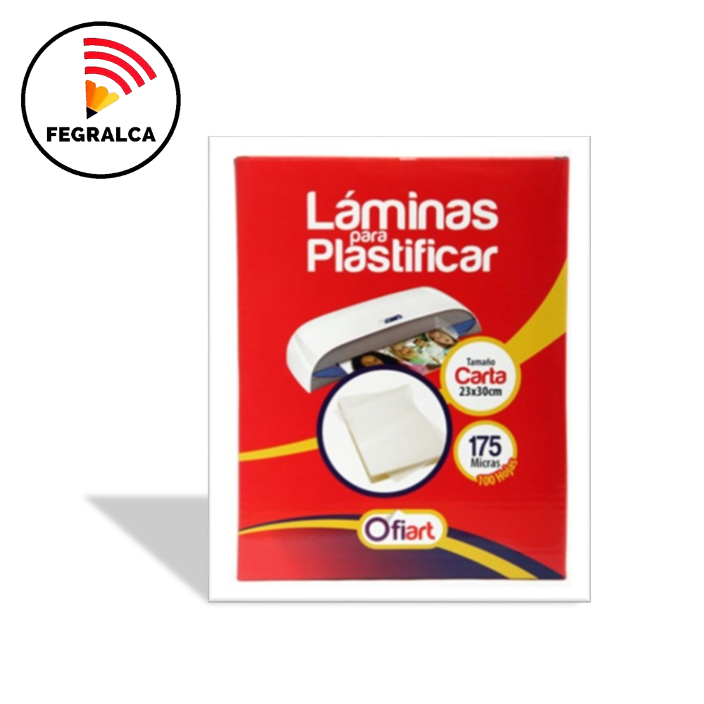 LÁMINAS PARA PLASTIFICAR TAMAÑO CARTA