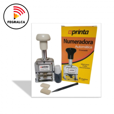 SELLO NUMERADOR / FOLIADOR  AUTOMÁTICO 6 DÍGITOS